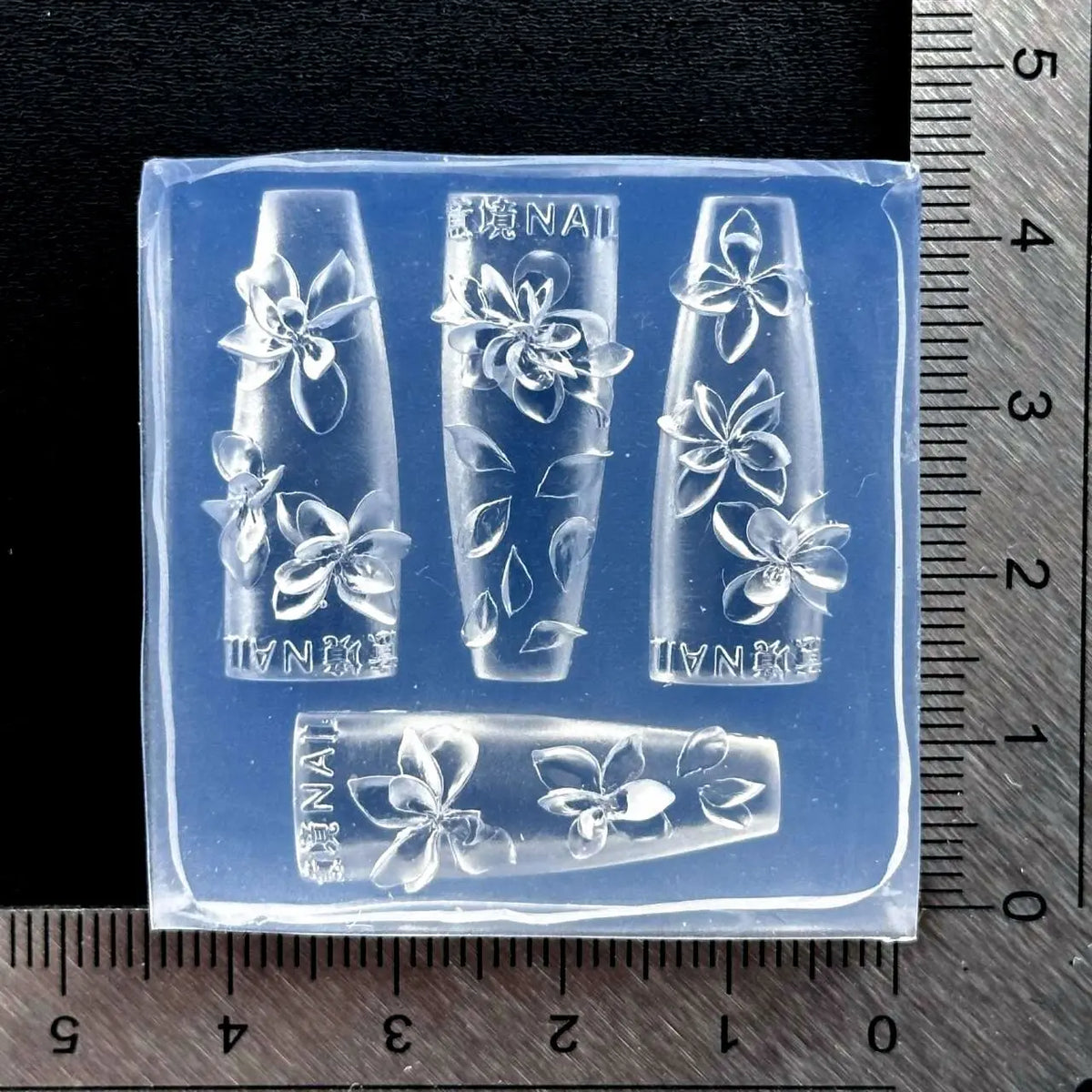 Silicone 3D Flower Nail Art Mold – Reusable DIY Petal Template Nail Art Mold Axl A9