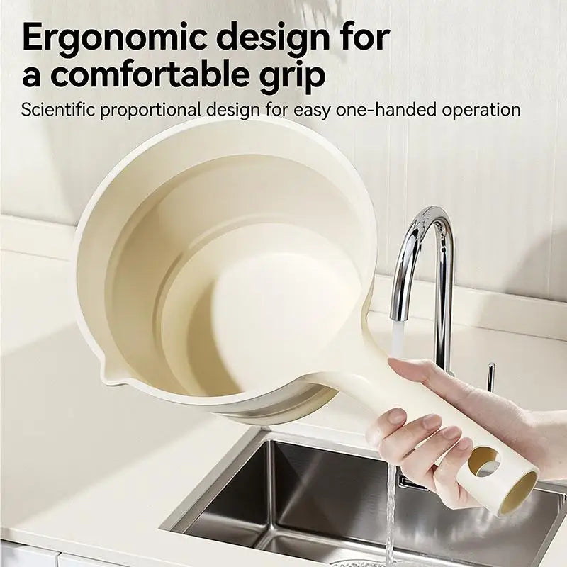 Collapsible Silicone Water Dipper – Foldable Travel Ladle Collapsible Water Ladle Axl