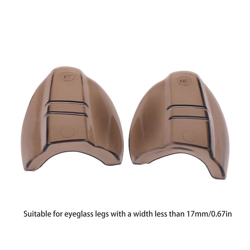 TPU Safety Glasses Side Shields | 12/17mm Universal Fit Pair Glasses Side Shield Axl Single hole Gray