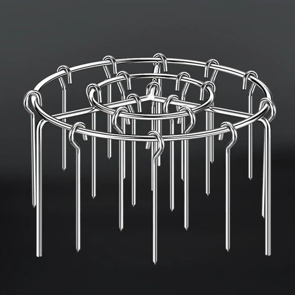 Air Fryer Grill Rack with Stainless Steel Skewers – BBQ Set Air Fryer Grill Rack Axl