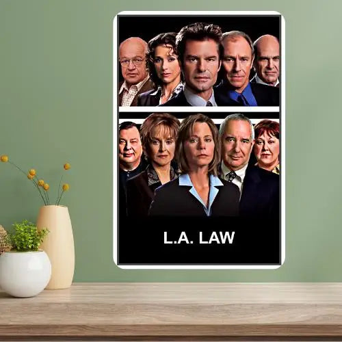 LA Law Classic TV Show Metal Poster Sign | Vintage Wall Art Metal Wall Sign Axl aluminum sign aluminum 20x30cm