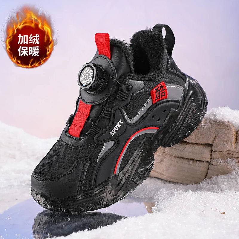 Kids Dragon Print Chunky Sneakers – Boys Platform Sports Shoes Kids Chunky Sneakers Axl