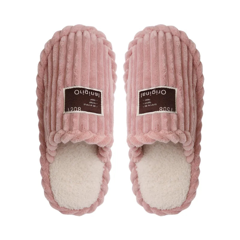 Women's Corduroy House Slippers – Warm, Soft & Non-Slip Indoor Slippers Axl