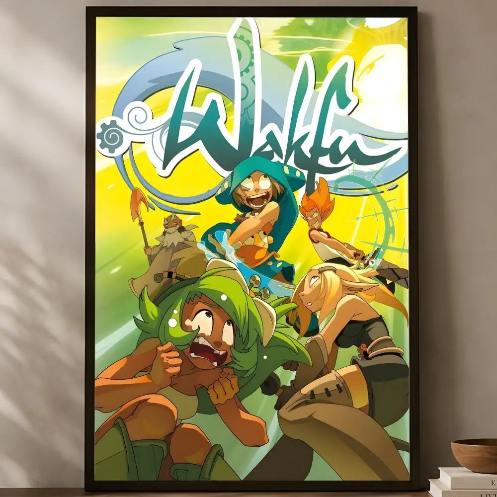 Wakfu Game Self-Stick HD Wall Poster – Waterproof Décor Wall Art Poster Axl