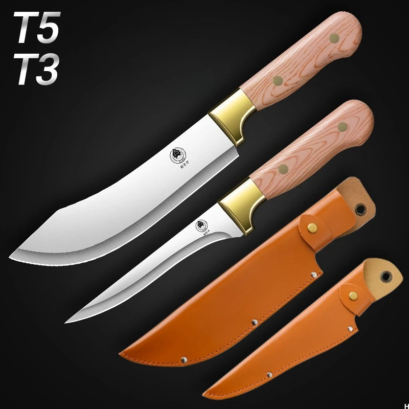 Stainless Steel Boning Knife Set – Butcher Knife 1/2/3 Pcs Boning Knife Set Axl 2PCS B