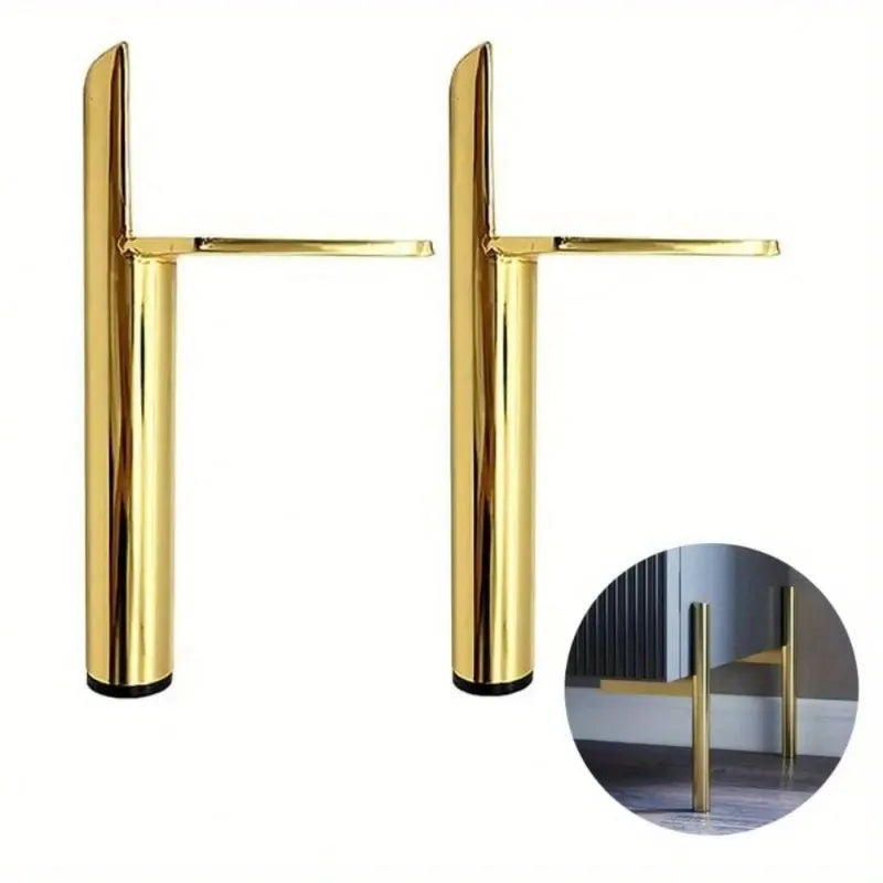 4-Pack Gold Metal Furniture Legs – Tables, Cabinets & Sofas Furniture Legs Axl
