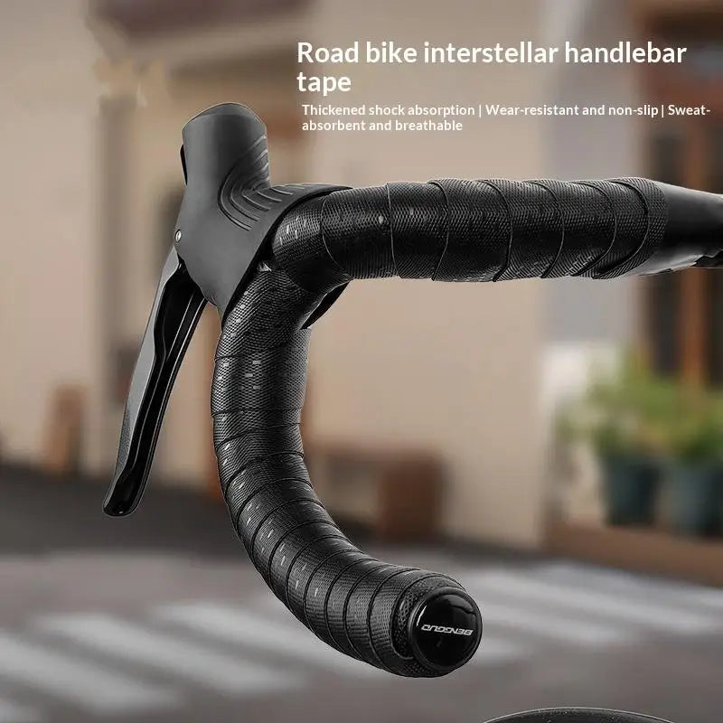 Road Bike Handlebar Tape – Anti-Slip Waterproof PU+EVA Bar Wrap Bike Handlebar Tape Axl