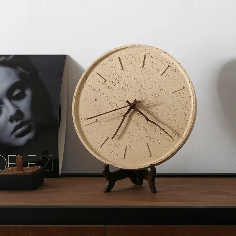 Nordic Silent Wall Clock – Modern Resin Décor 27cm Silent Wall Clock Axl
