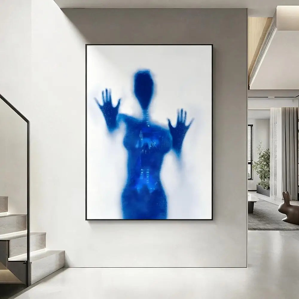 Yves Klein Art Poster – HD Modern Wall Decor | Home & Bar Wall Art Poster Axl White11 40X50cmNoframe