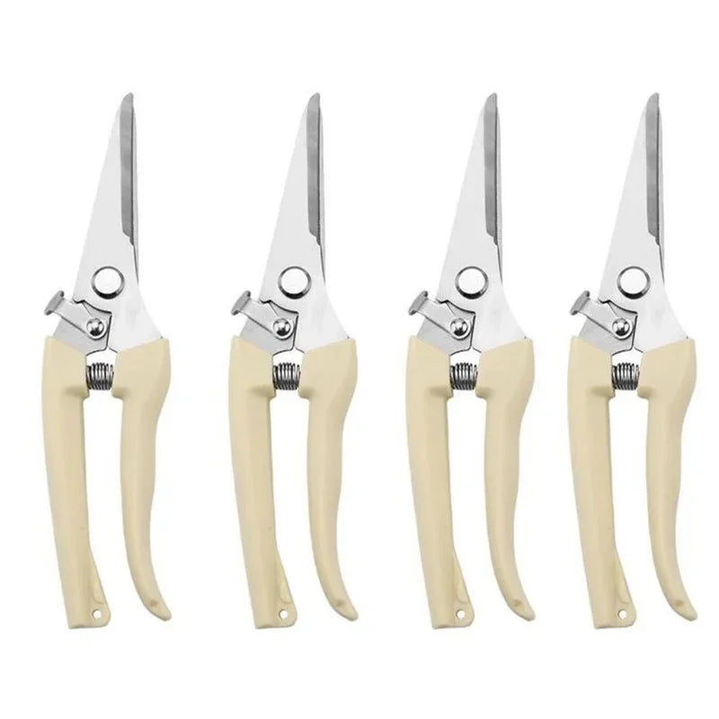 Stainless Steel Pruning Scissors – Flower, Garden & Grafting Pruning Scissors Axl Style A 4pcs