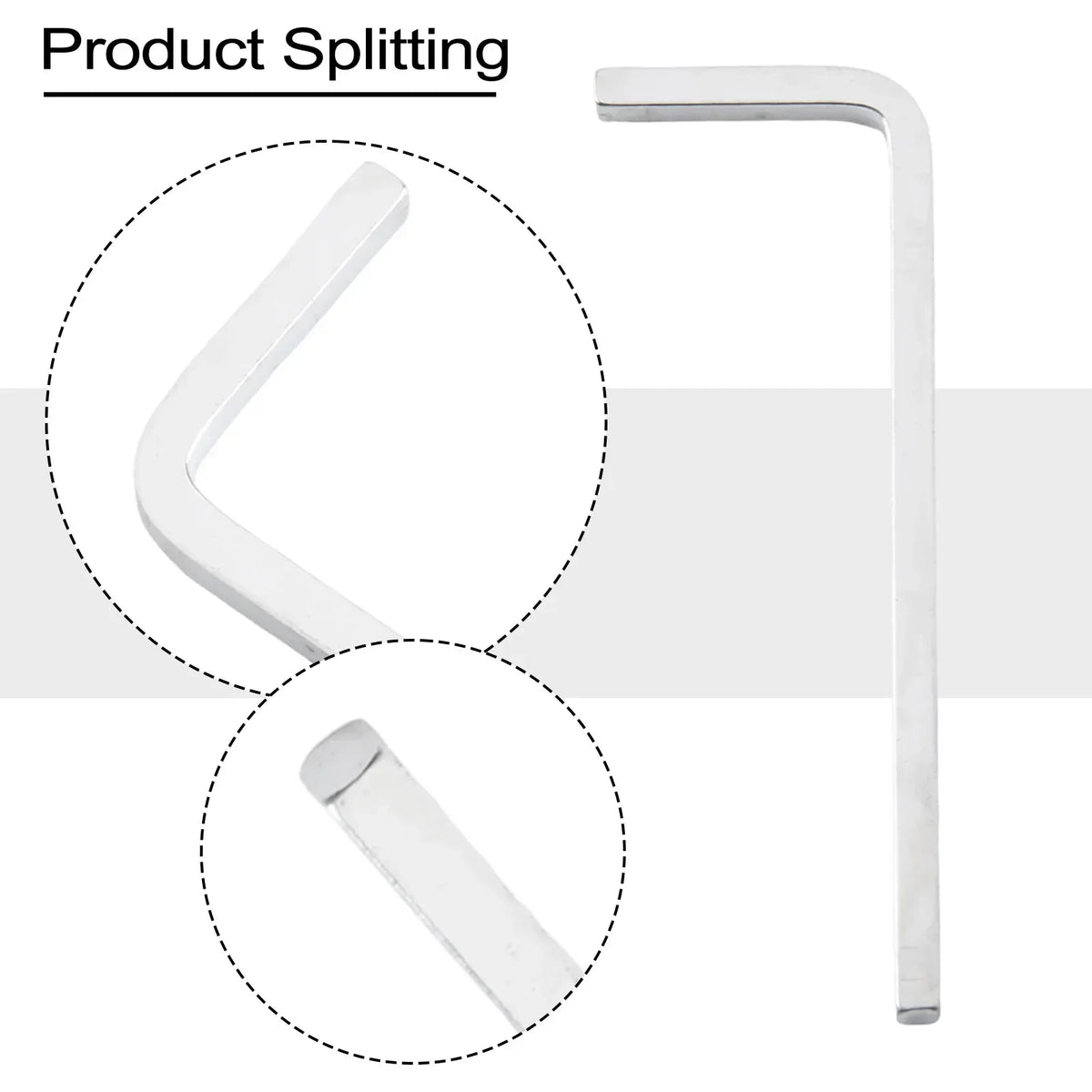 L-Shape Square Head Wrench | CrV Steel 3–10mm Hand Tool Square Head Wrench Axl