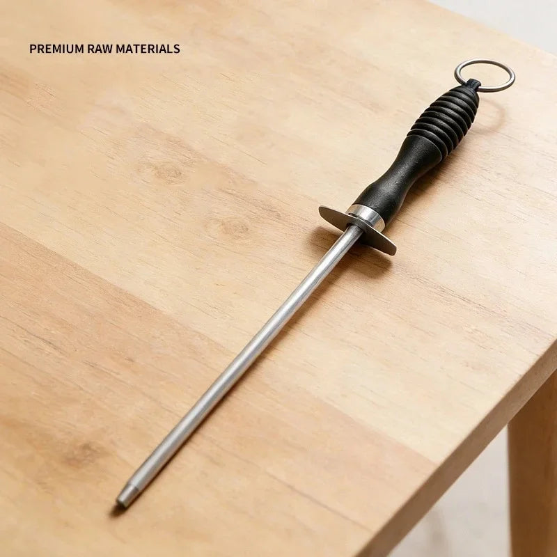 10-Inch Carbon Steel Knife Honing Rod | Kitchen Sharpening Steel Knife Honing Rod Axl