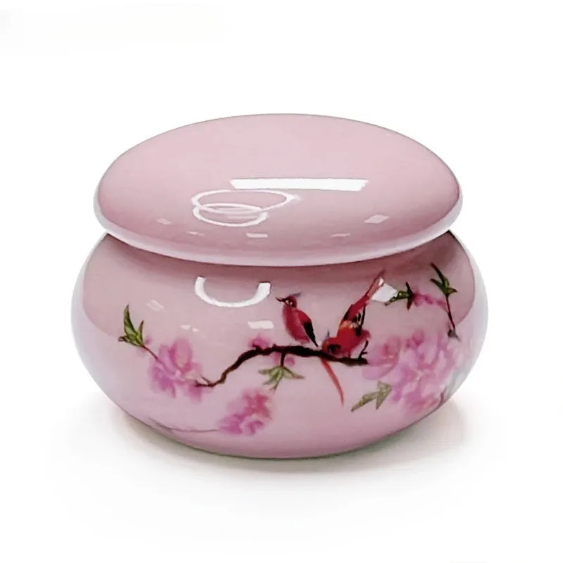Ceramic Dappen Dish with Lid – Nail Art Acrylic Liquid Cup Nail Art Tool Axl