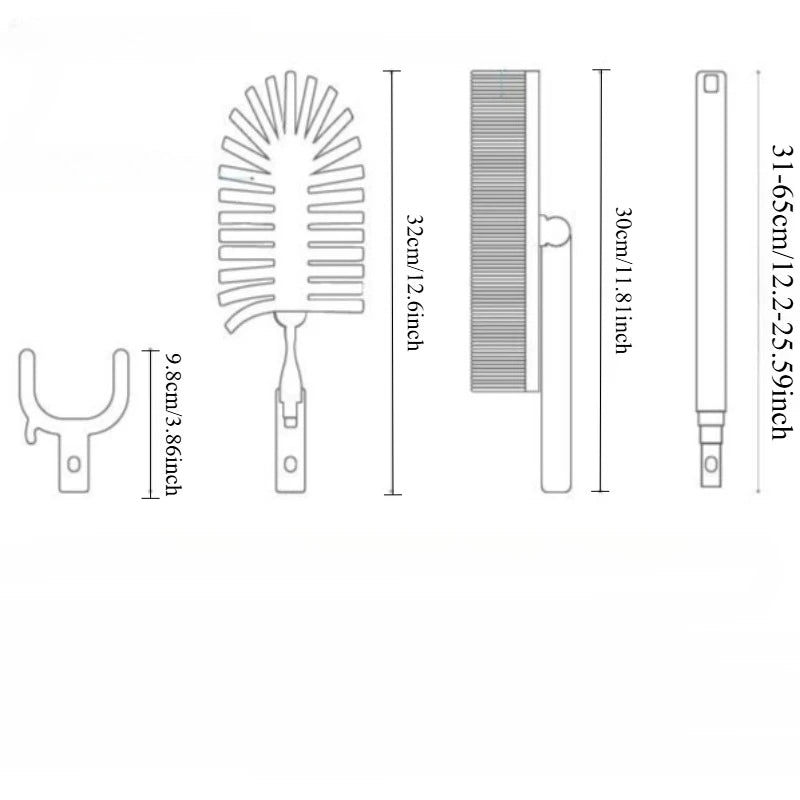 Flexible Retractable Feather Duster – Extendable Handle Feather Duster Axl
