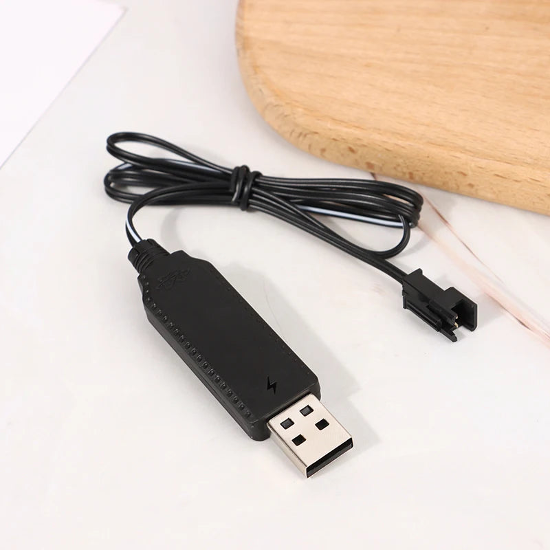 USB Charging Cable 3.7V SM-2P for RC Cars, Drones & Aircraft RC Battery Charger Cable Axl