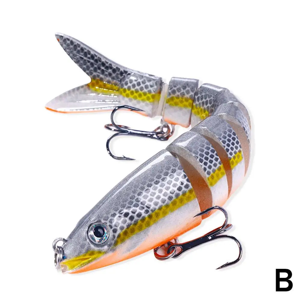 Multi-Jointed Swimbait Fishing Lure 13.4cm | Fresh & Saltwater Swimbait Fishing Lure Axl B