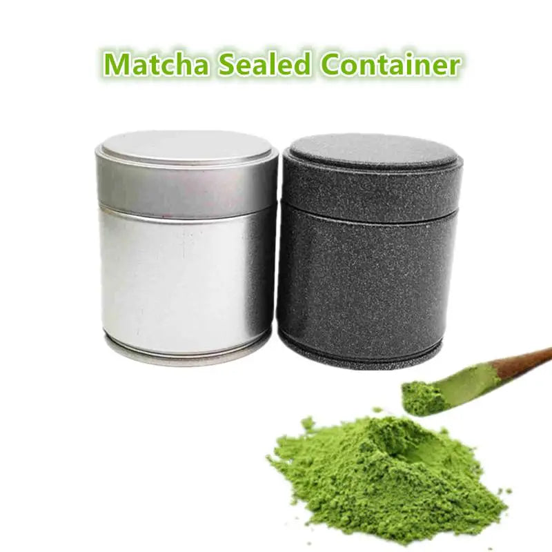 Tinplate Airtight Tea Canister – Mini Matcha & Spice Jar Airtight Storage Canister Axl