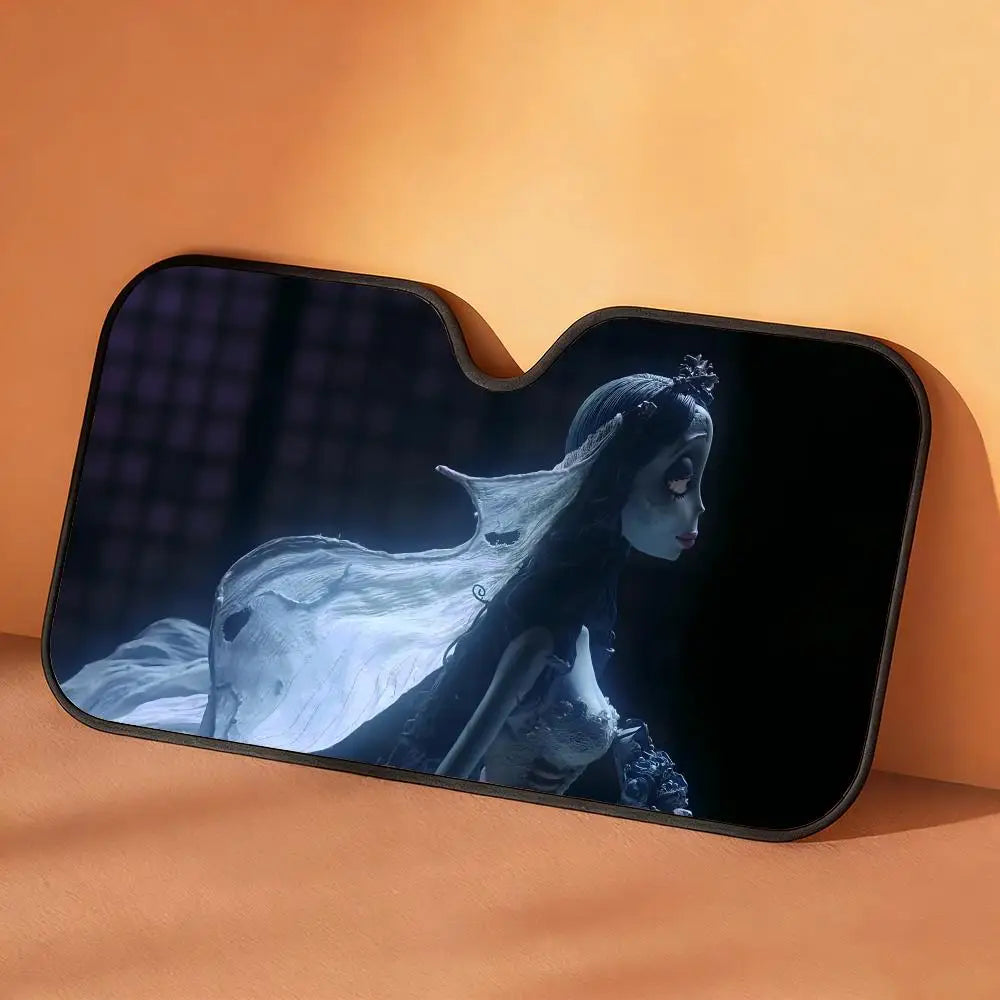 Corpse Bride Car Windshield Sunshade | UV & Heat Protection Windshield Sun Shade Axl 145X79CM 1