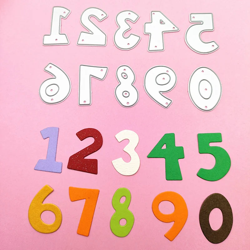 Square Lace Metal Cutting Dies – Alphabet & Numbers | DIY Crafts Metal Cutting Dies Axl