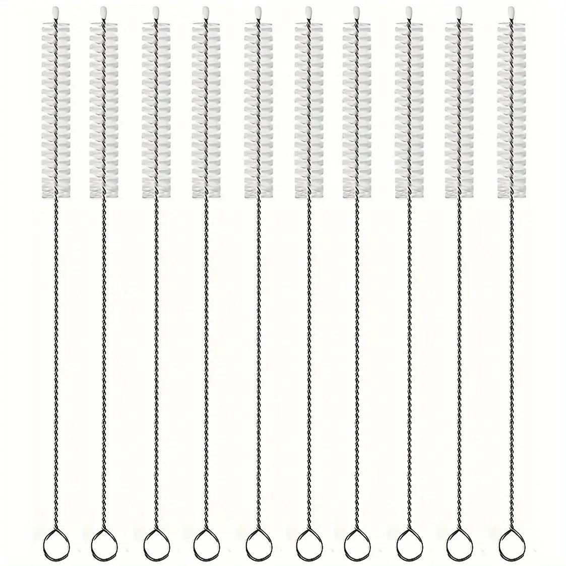 Straw Cleaning Brush Set – Long Tube Brush for Bottles & Straws Cleaning Brush Set Axl white 50pcs