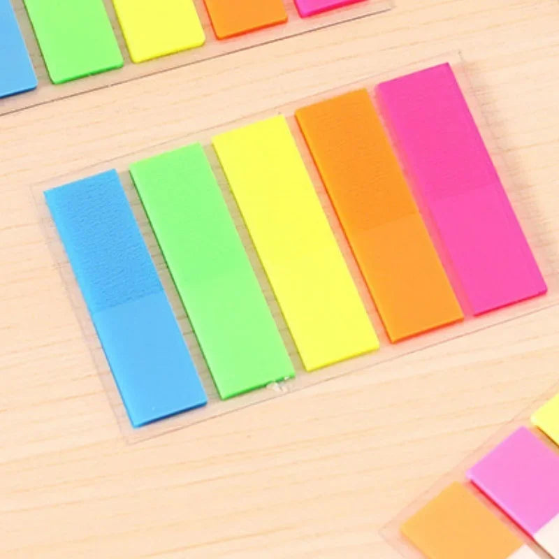 Kawaii Fluorescent Sticky Notes – Cute Memo Pad 2-Pack Sticky Memo Pad Axl