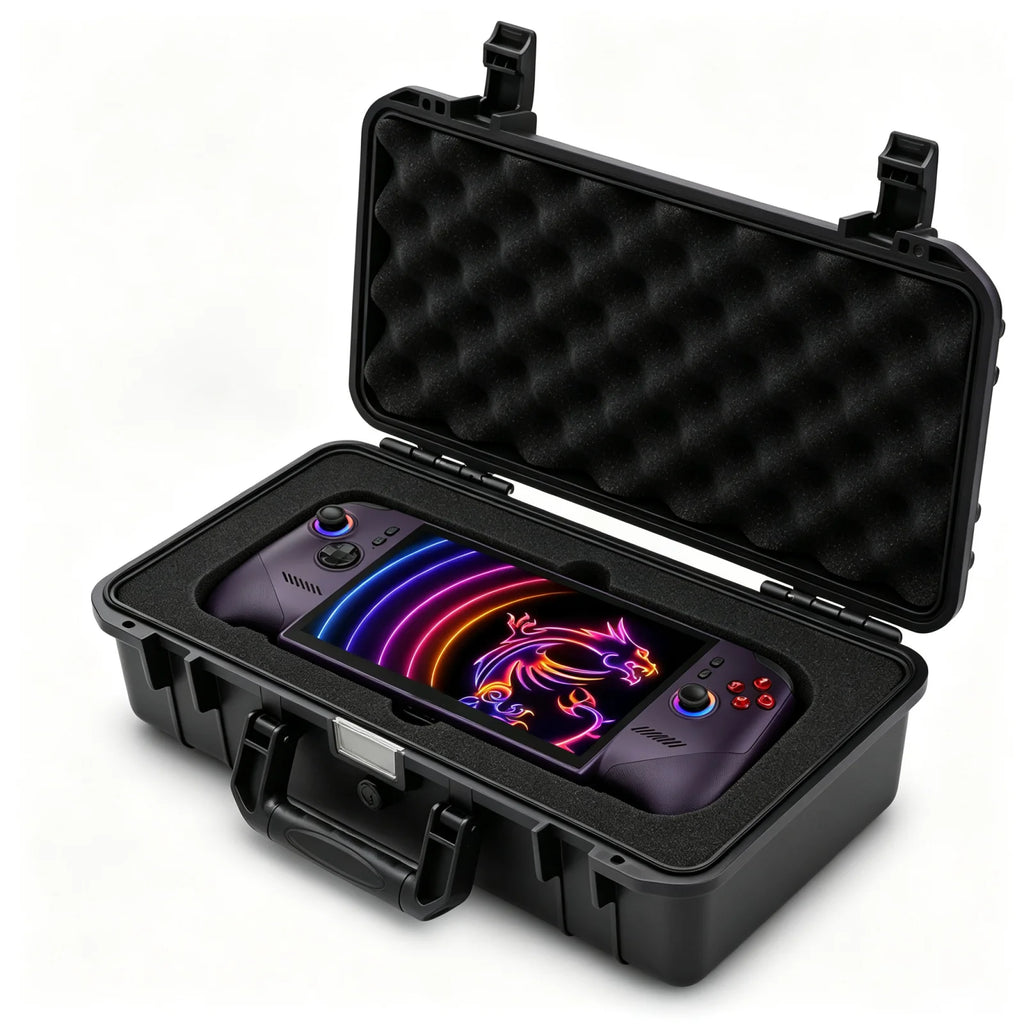 MSI Claw 8 EX AI+ Hard Carrying Case – Shockproof Travel Box Gaming Console Case Axl