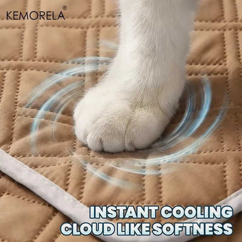 Dog & Cat Cooling Mat – Washable Breathable Pet Bed Pad Pet Cooling Mat Axl