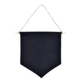 Pin Display Pennant Banner – Blank Canvas Lapel Pin Holder Pin Display Pennant Axl black