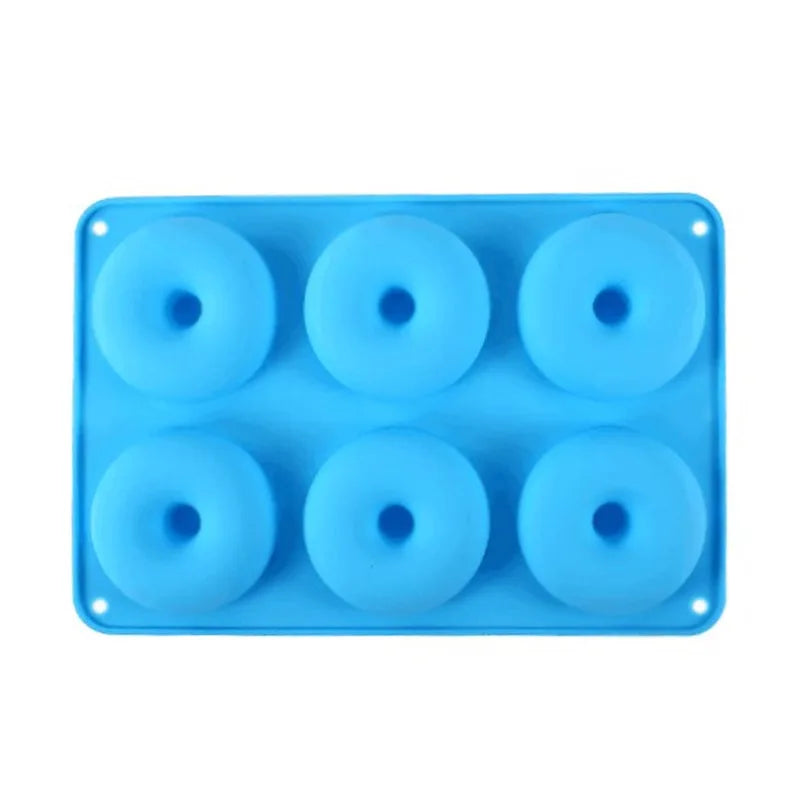 Food Grade Silicone Donut & Macaron Mold | Cookie Baking Tool Silicone Baking Mold Axl Blue