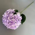 Artificial Hydrangea Flower Branch – 80cm Stem & 20cm Head Artificial Flower Branch Axl light purple