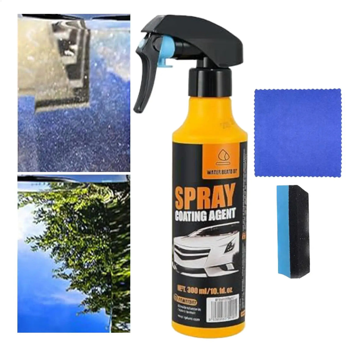 300ml Nano Ceramic Car Coating Spray – Hydrophobic UV Shield Car Coating Spray Axl