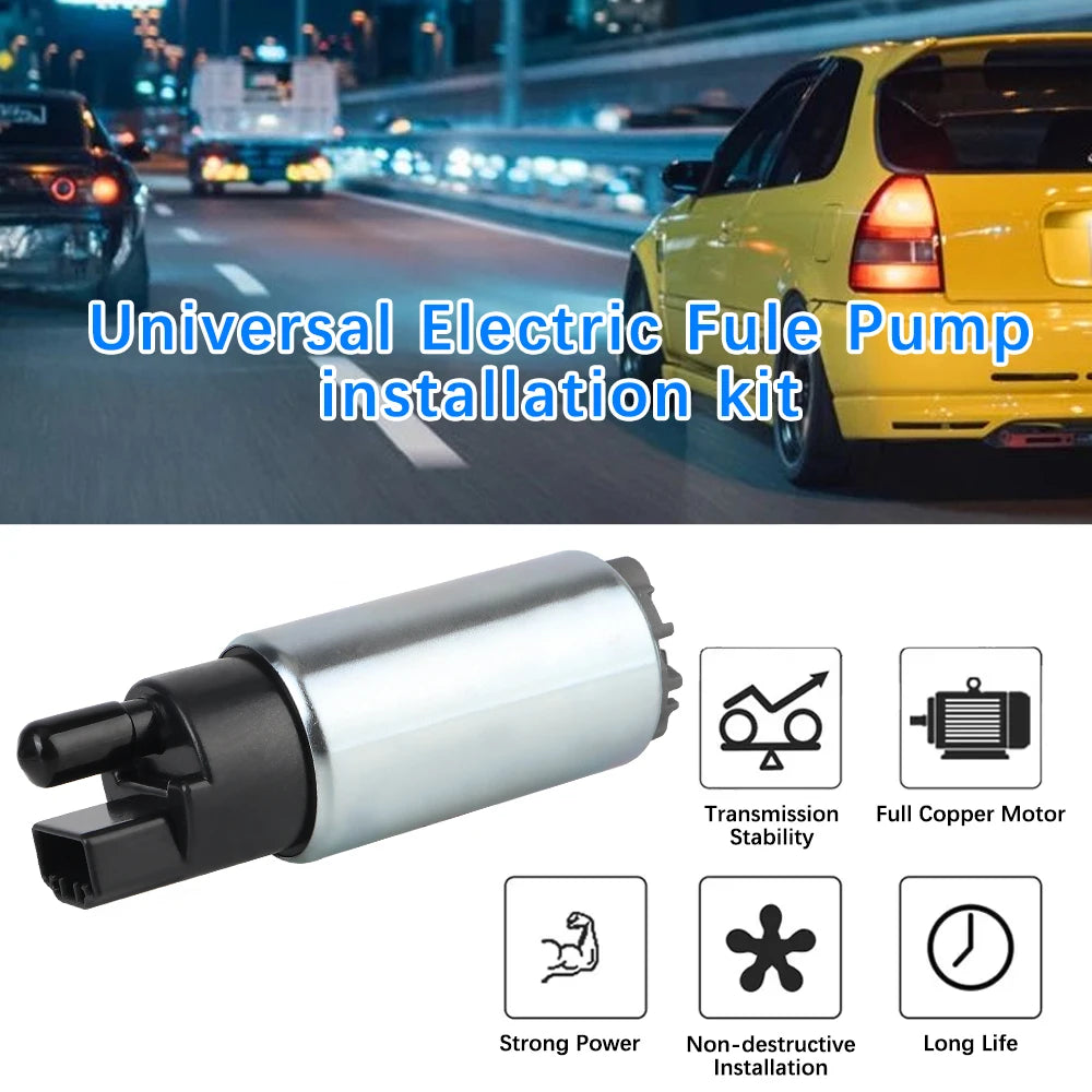Universal 12V Electric Fuel Pump 125LPH – Multi-Brand Fit Electric Fuel Pump Axl