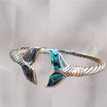 Mermaid Tail Bangle Bracelet – Adjustable Zinc Alloy Cuff Bangle Bracelet Axl OneSize
