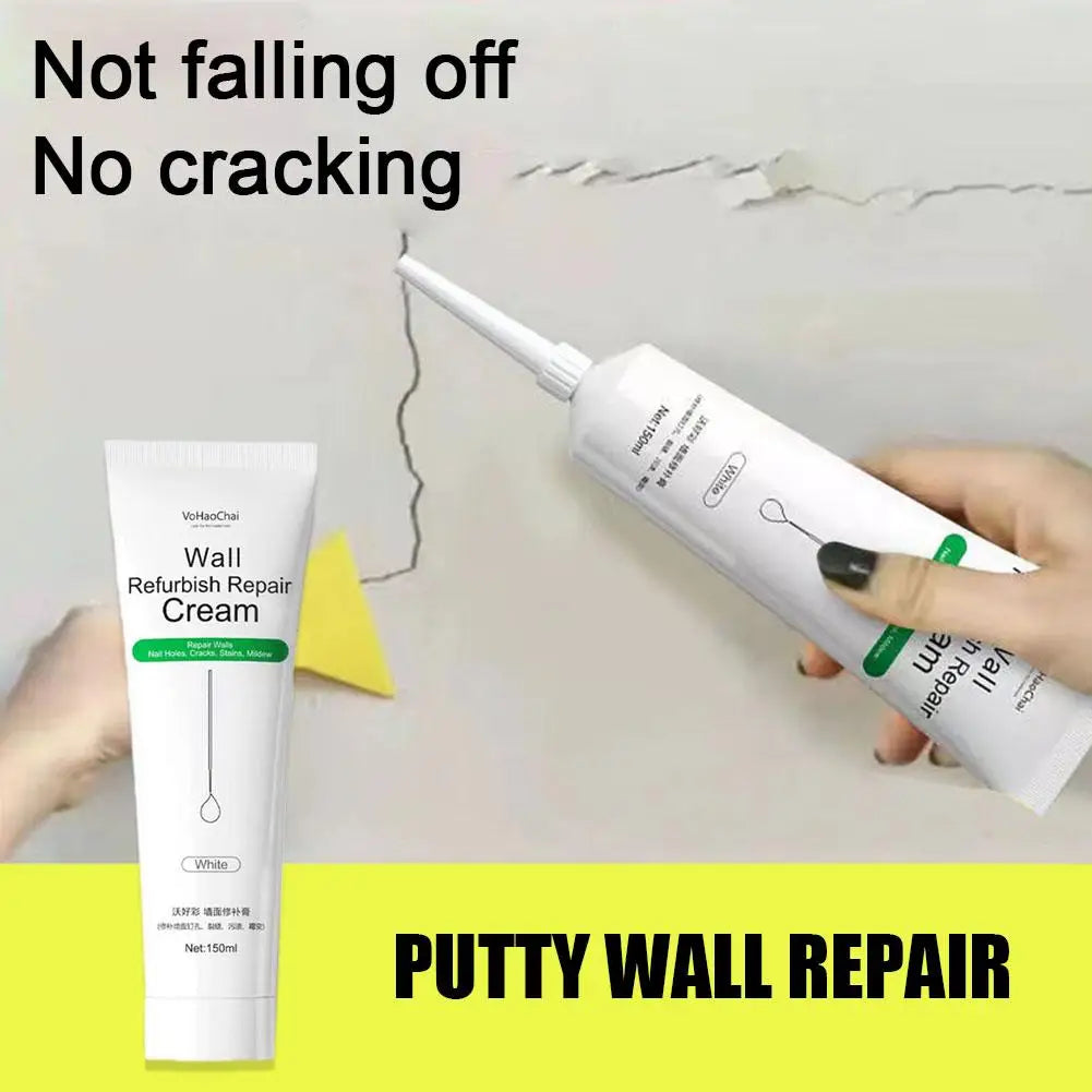 Wall Crack & Nail Hole Filler Putty 150ml – Quick-Set Repair Wall Repair Putty Axl