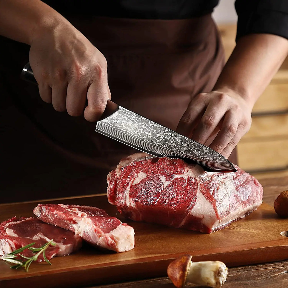 Sunnecko 8" Damascus Chef's Knife | VG10 Steel Gyuto Damascus Chef's Knife Axl