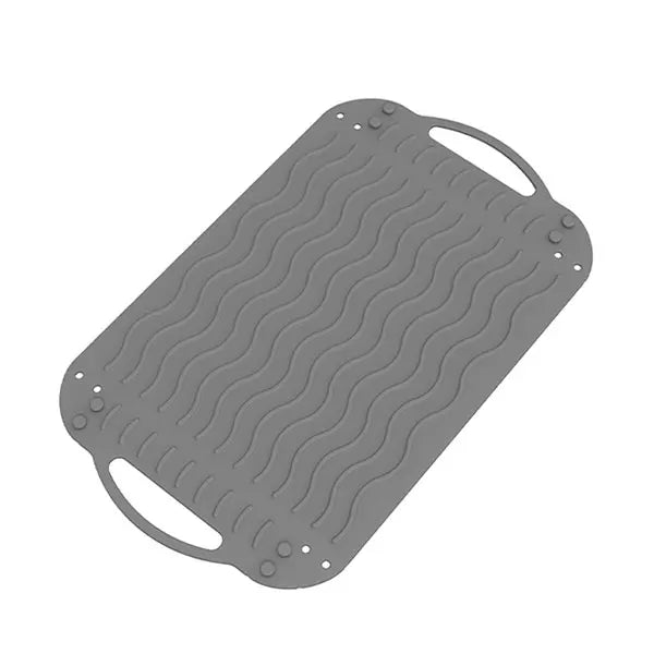 Foldable Silicone Kitchen Mat, Trivet & Storage Basket Silicone Kitchen Mat Axl Gray 33 x 20cm
