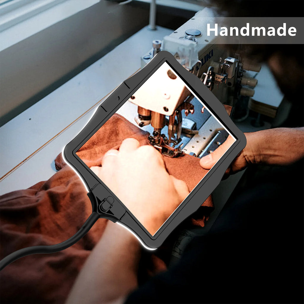 Desktop LED Magnifying Glass – Foldable, Portable & Floor Stand LED Magnifying Glass Axl
