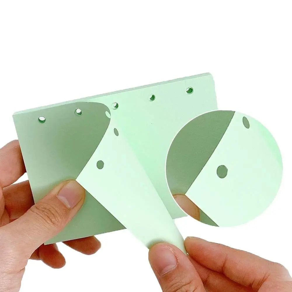 A8 M5 Candy Color Loose Leaf Refill Paper 50 Sheets – 5-Ring Loose Leaf Refill Paper Axl green