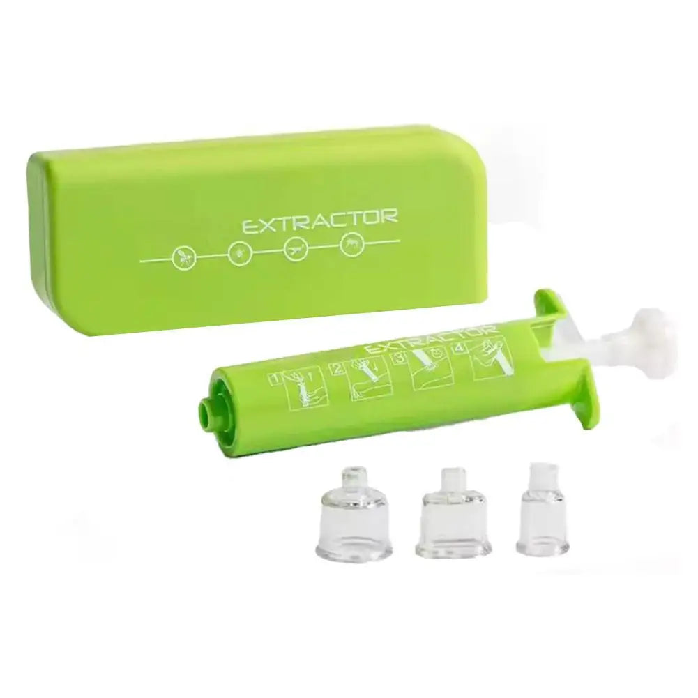 Bug Bite Suction Tool – Venom Extractor for Hiking & Camping First Aid Extractor Axl Set