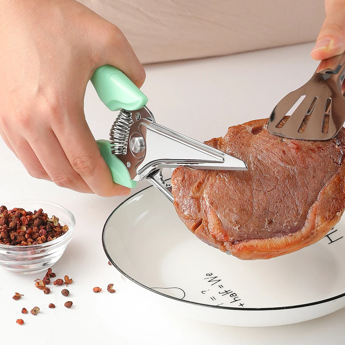 SHENJIU Kitchen Shears – Heavy-Duty Stainless Steel Meat Scissors Kitchen Shears Axl