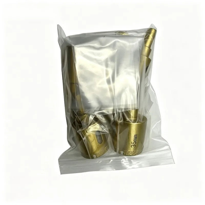 12-Pc Diamond Drill Bit Hole Saw Kit 6-35mm – Glass Tile Stone Diamond Hole Saw Kit Axl gold-opp-1set