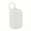 Mini Portable Washboard with Hook – Non-Slip Silicone Rubber Laundry Washboard Axl White