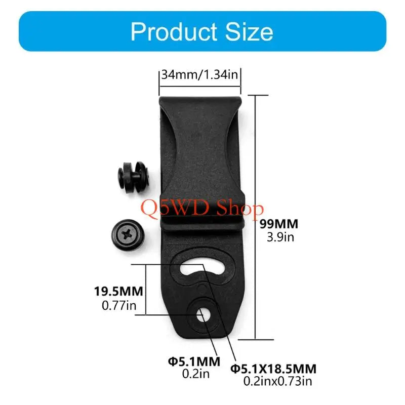 Tactical Nylon Belt Clip for Kydex Sheaths | Camping & Hiking Tactical Belt Clip Axl