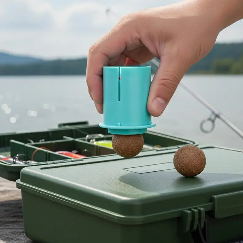 Carp Boilies Bait Ball Maker Mold – 40mm Quick Release Tool Fishing Bait Mold Axl