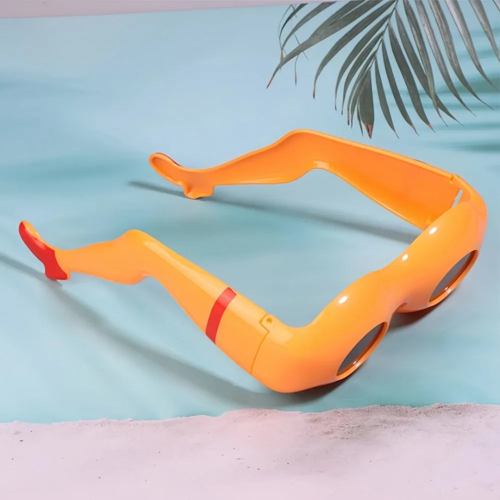 Novelty Leg Hip Sunglasses – Funny Orange Silly Party Glasses Novelty Party Glasses Axl