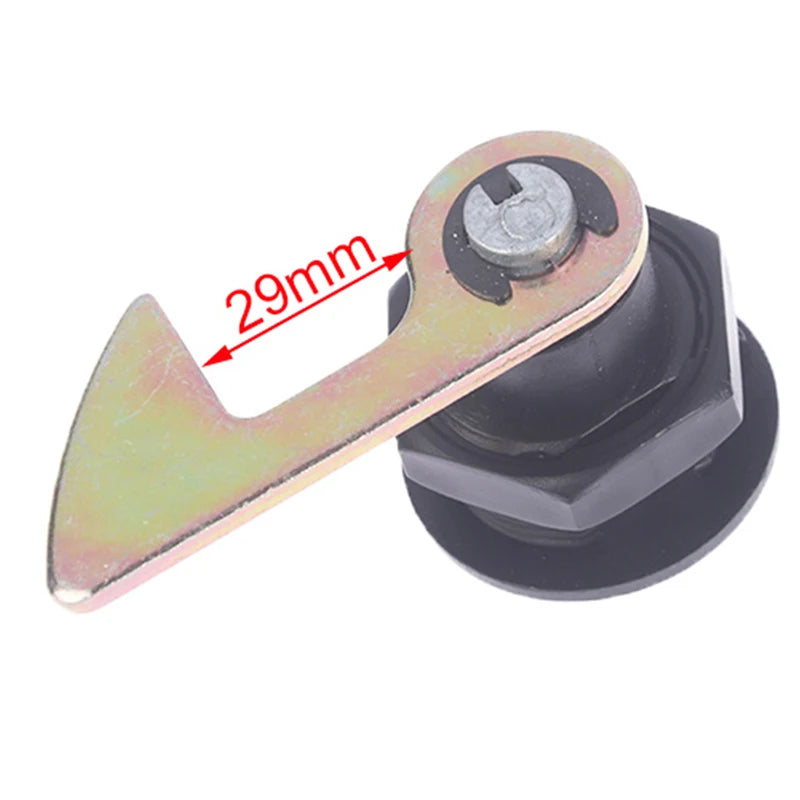 Motorcycle Scooter Rear Trunk Box Lock + 2 Keys | Metal Motorcycle Trunk Lock Axl