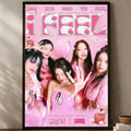(G)I-DLE Self-Stick HD Wall Poster – Waterproof K-Pop Decor Wall Art Poster Axl White02 15X20cmNoframe