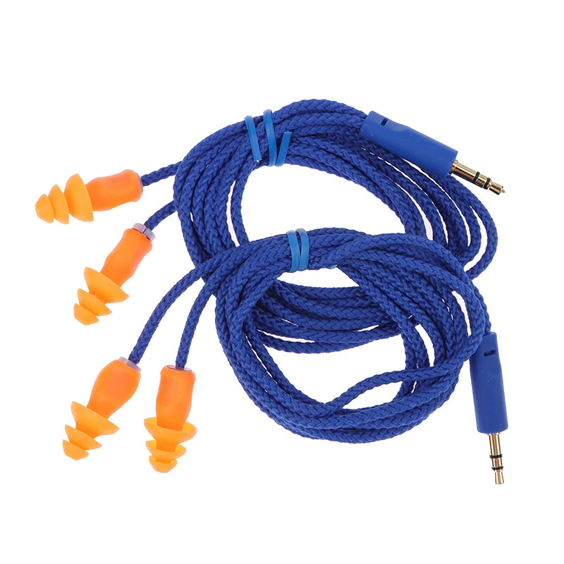 Industrial Noise Reduction Earplugs – Reusable Silicone Work Ear Protection Industrial Earplugs Axl
