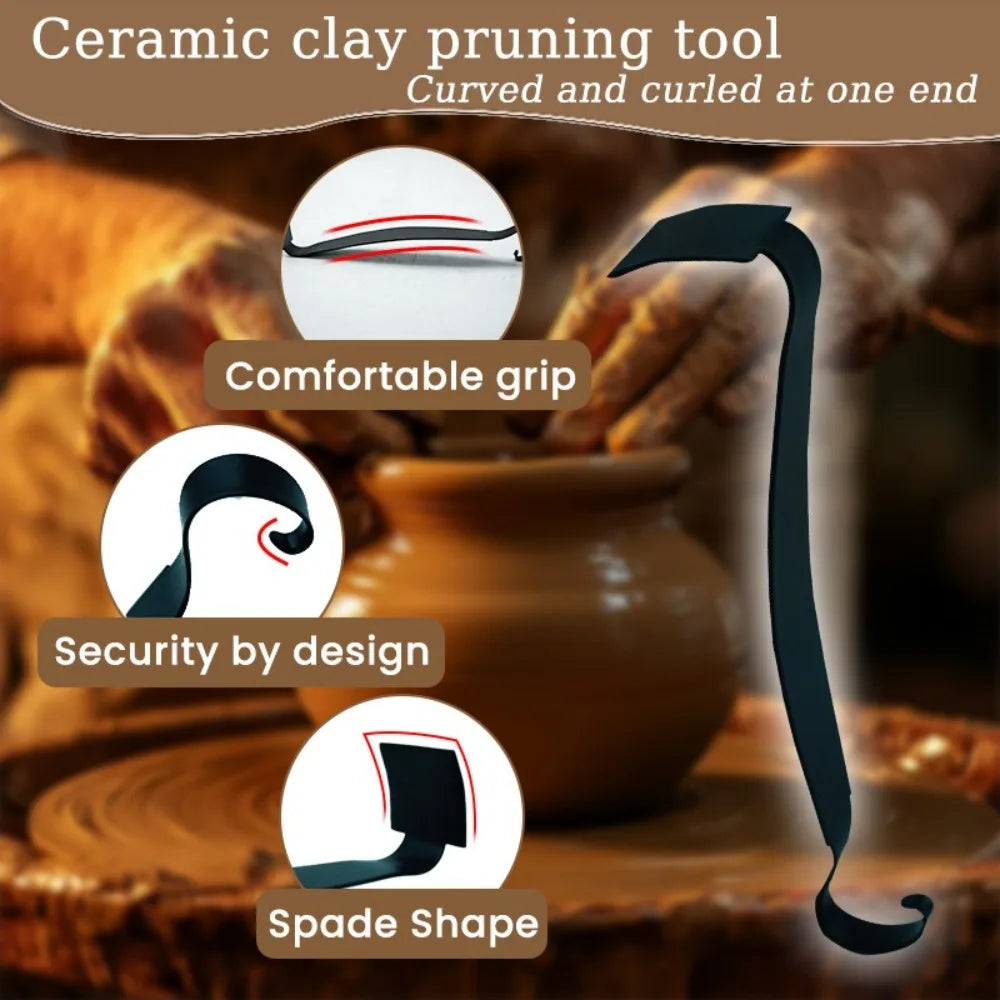 Double-Ended Metal Pottery Trimming Tool – Clay & Ceramic Carving Pottery Trimming Tool Axl