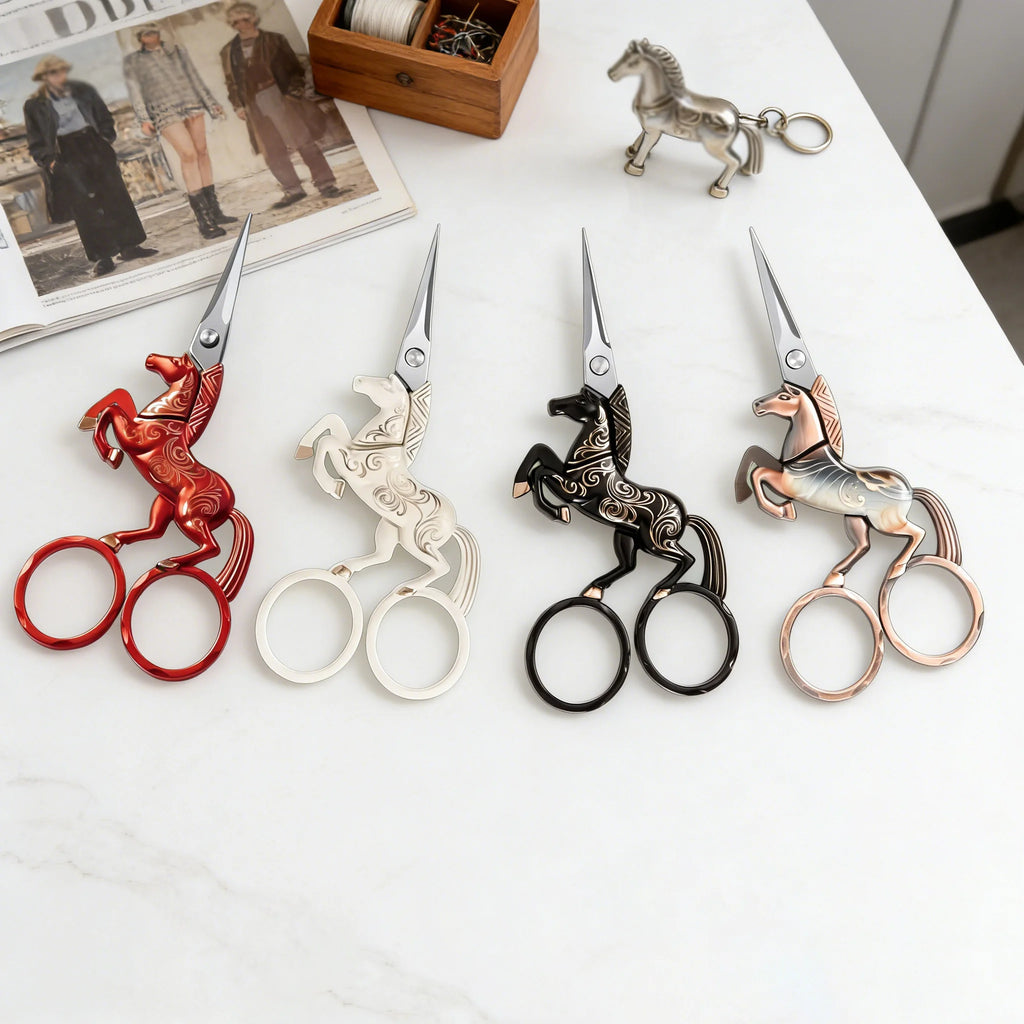 Horse Shape Sewing Scissors – Stainless Steel Thread Cutter Sewing Scissors Axl